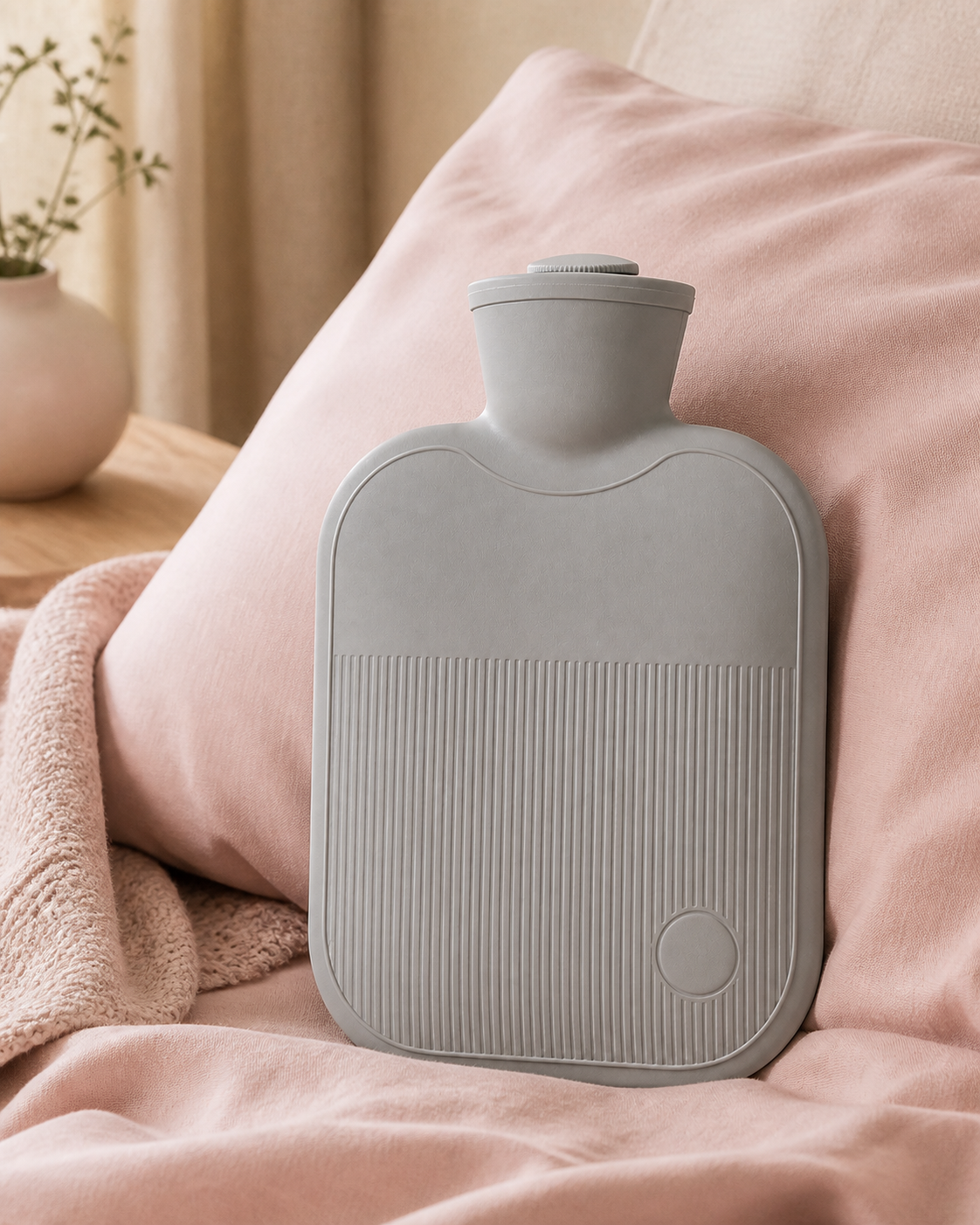 Grey Period Comfort Hot Water Bottle lifestyle image